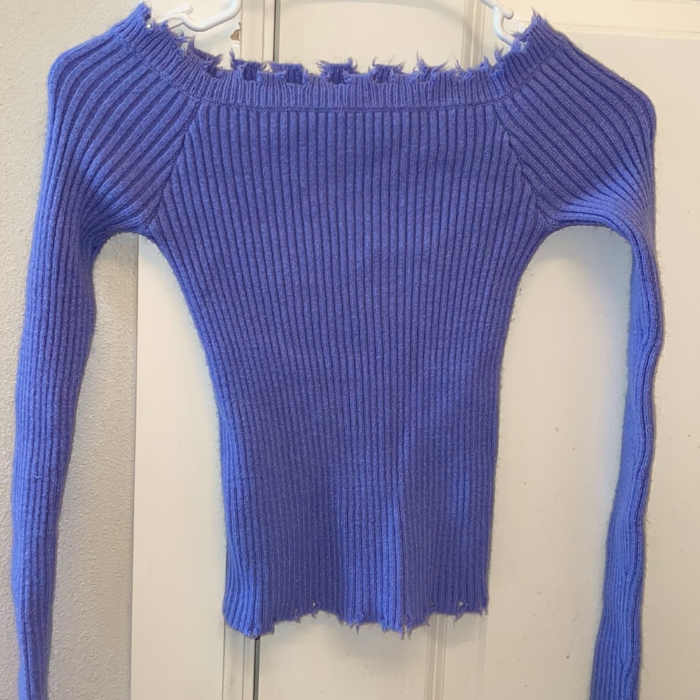 Blue Small Forever 21 Long Sleeve Shirt